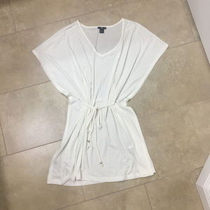 Women's H&M Coverup wth cord tie